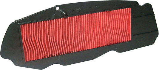 HIFLOFILTRO HFA1617 air filter for high-performance engines, showing the clean, rectangular filter element with branded casing.