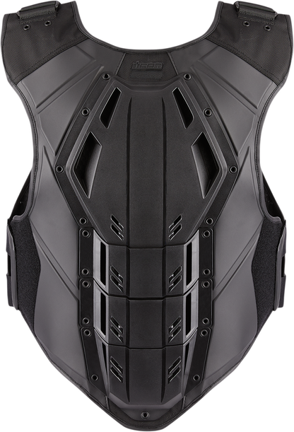 Bill's Exhausts ICON Field Armor 3™ Stealth Vest in size L/XL, featuring durable tactical design with adjustable straps and protective panels.