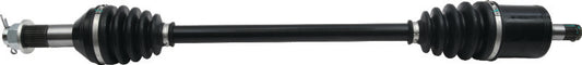 QuadBoss 20-21 Can-Am Defender HD10 DPS front right rugged steel axle with stainless steel clamps, precision-ground for durability