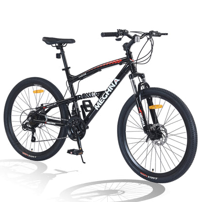 Hycline Meghna Feyan bicycle tire, 26-inch by 2.1-inch, with rubber tread and sidewall details, mounted on a wheel.