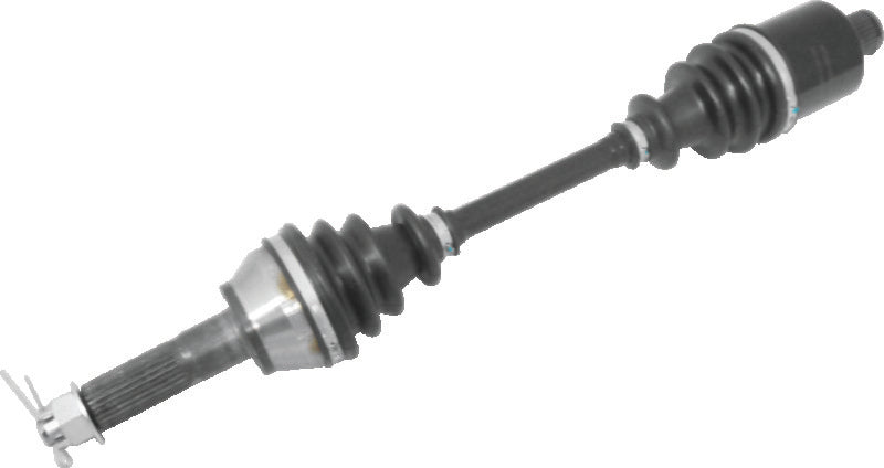 QuadBoss replacement middle axle for Polaris Sportsman 570 ATV, part #609456, showing the durable metal axle component.