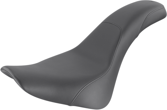 SADDLEMEN Seat - Profiler - Black - Smooth - Softail 818-33-047