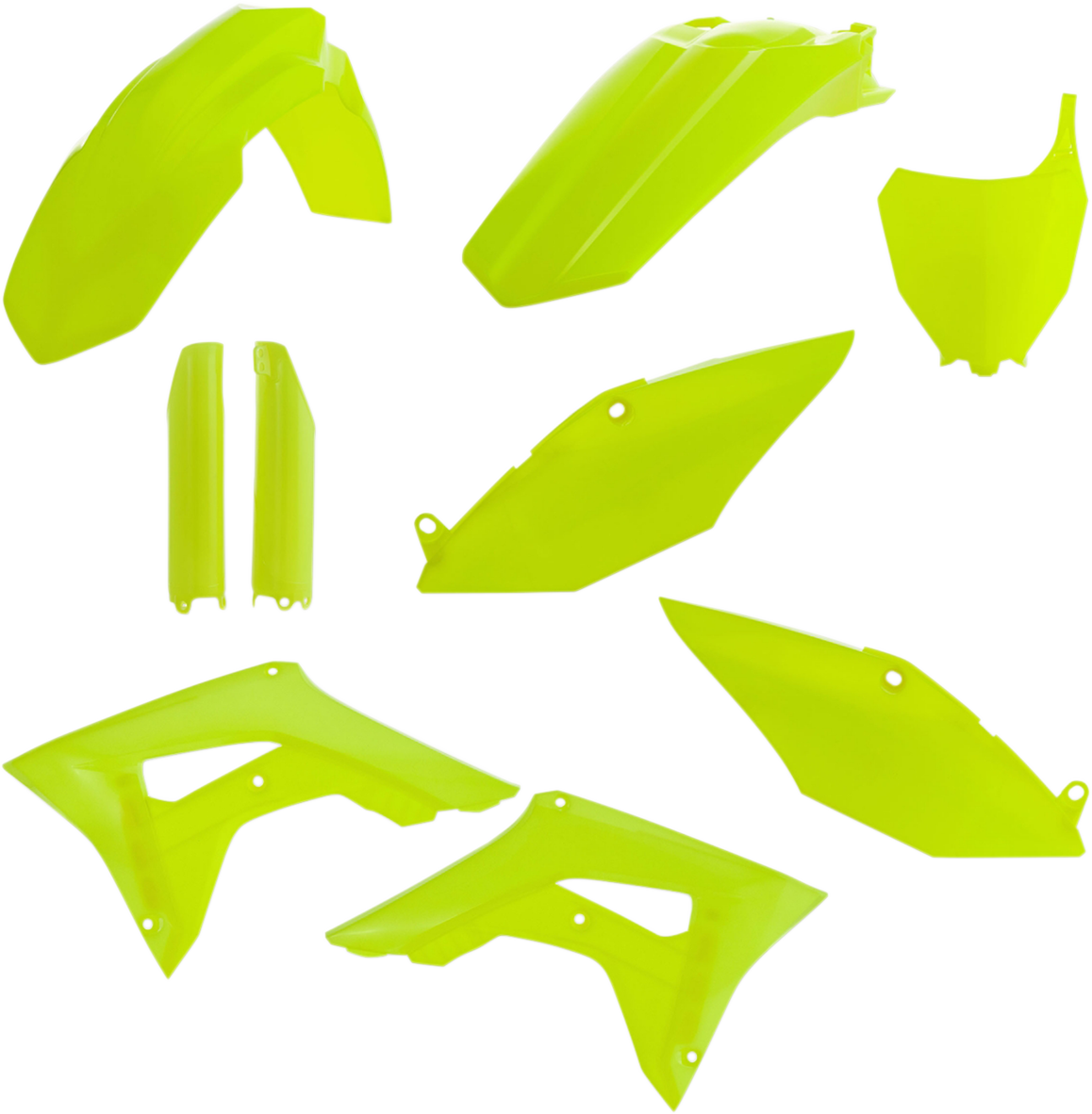ACERBIS Full Replacement Body Kit - Fluorescent Yellow 2630704310 - Howling Moto