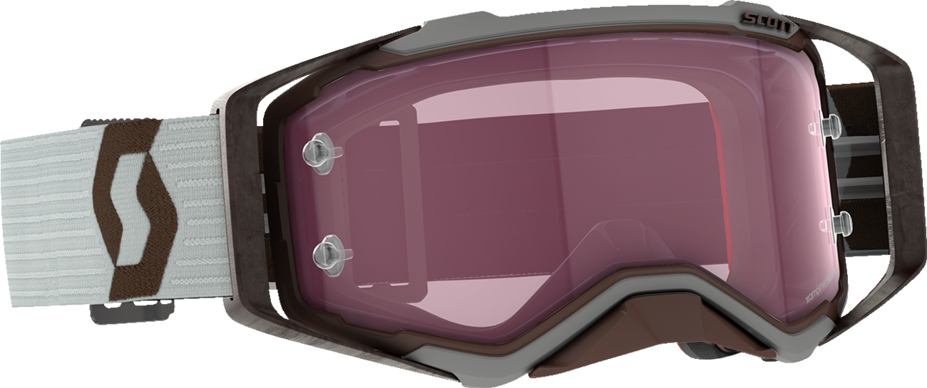 SCOTT Prospect Amplifier Goggles - Gray/Brown - Rose Works 285536-7430352 - Howling Moto