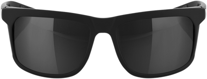 100% Hakan Sunglasses - Black - Gray PeakPolar 61036-100-47 - Howling Moto