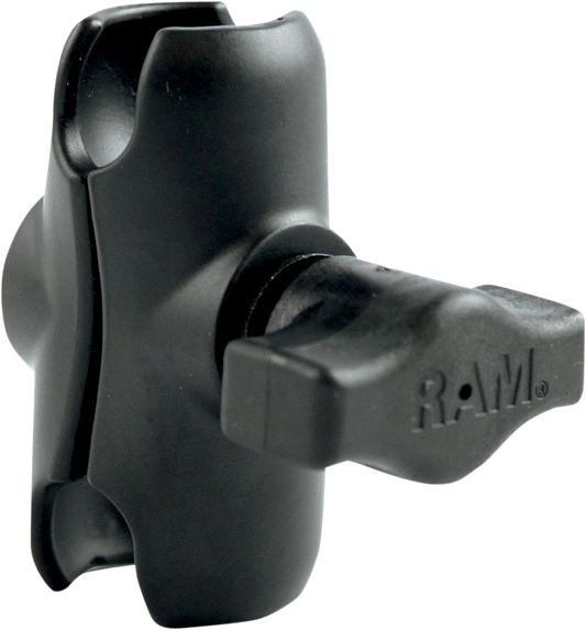 Engine RAM MOUNTS Socket Arm 2-inch short model by Bill's Exhausts, showing the sturdy metal socket arm in a close-up image.