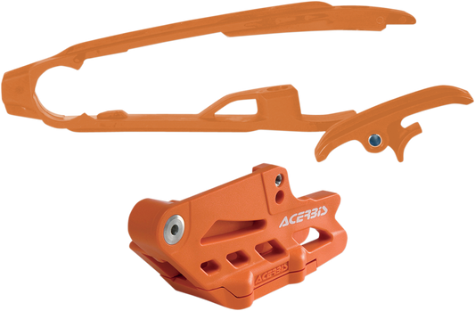 ACERBIS Chain Guide and Slider Kit - KTM - Orange 2319600036 - Howling Moto