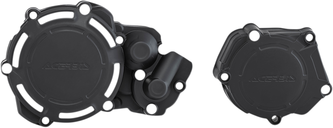 ACERBIS X-Power Cover Kit body for Yamaha motorcycle in black, designed for Yamaha 2780690001, by Bill's Exhausts.