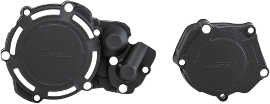 ACERBIS X-Power Cover Kit body for Yamaha motorcycle in black, designed for Yamaha 2780690001, by Bill's Exhausts.