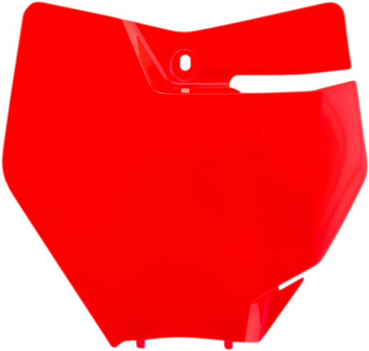 ACERBIS Front Number Plate - Fluorescent Orange 2421124617 - Howling Moto