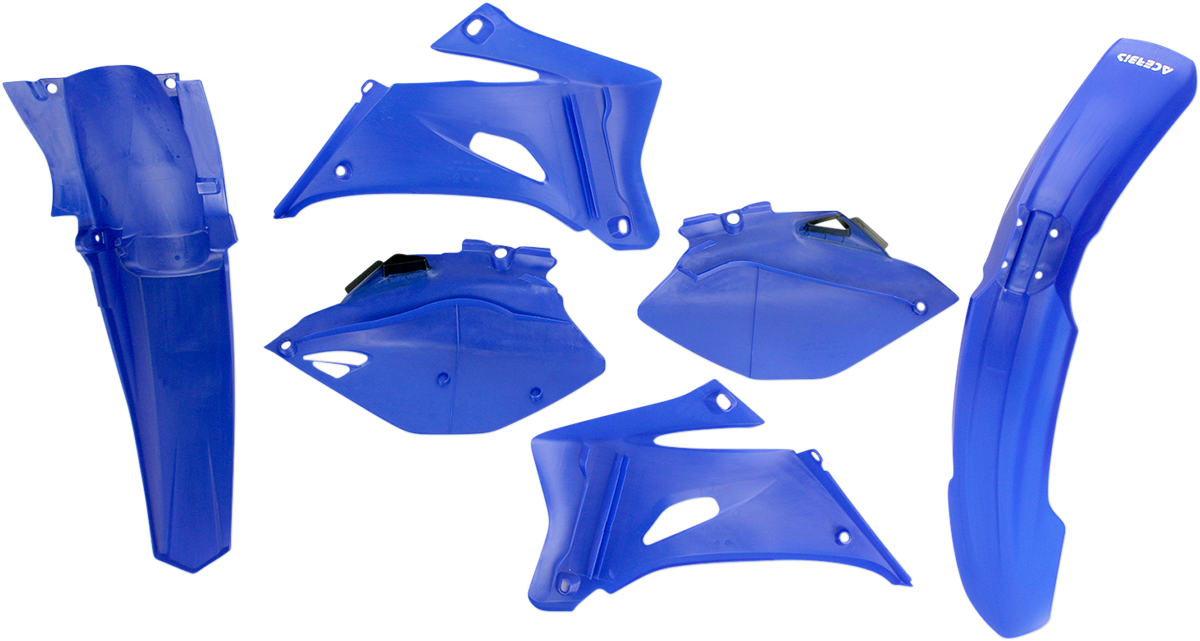 Blue ACERBIS standard replacement body kit for Yamaha YZ250/450F 2006-2009, featuring durable plastic body panels.