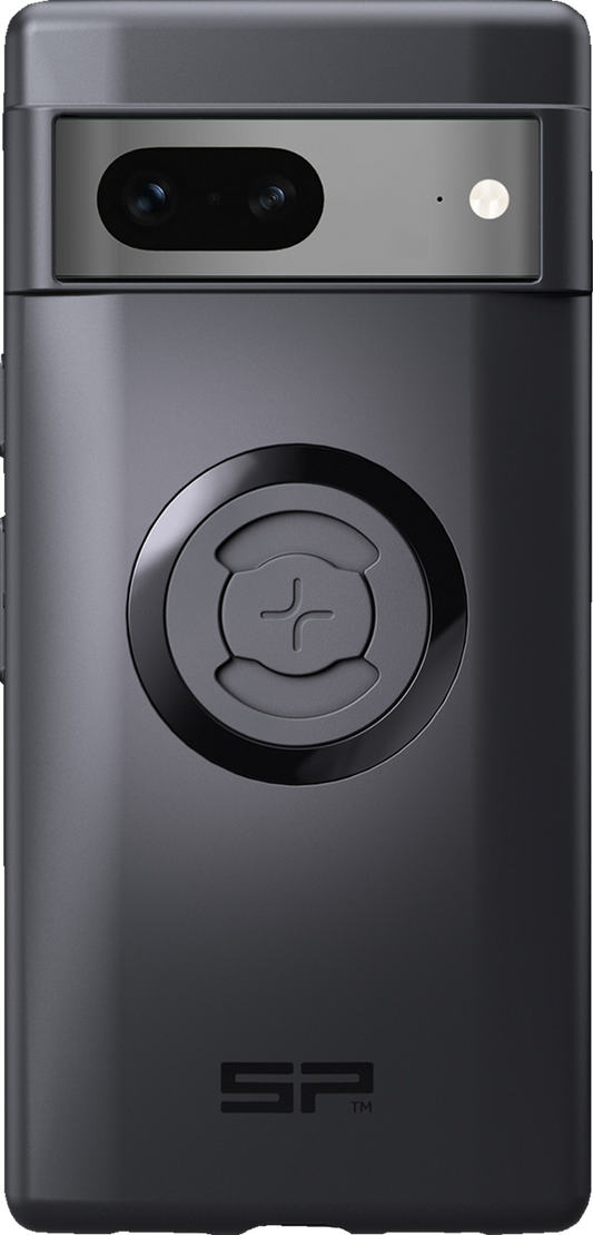 SP CONNECT SPC+ phone case for Google Pixel 7, black protective cover with textured surface and precise cutouts.