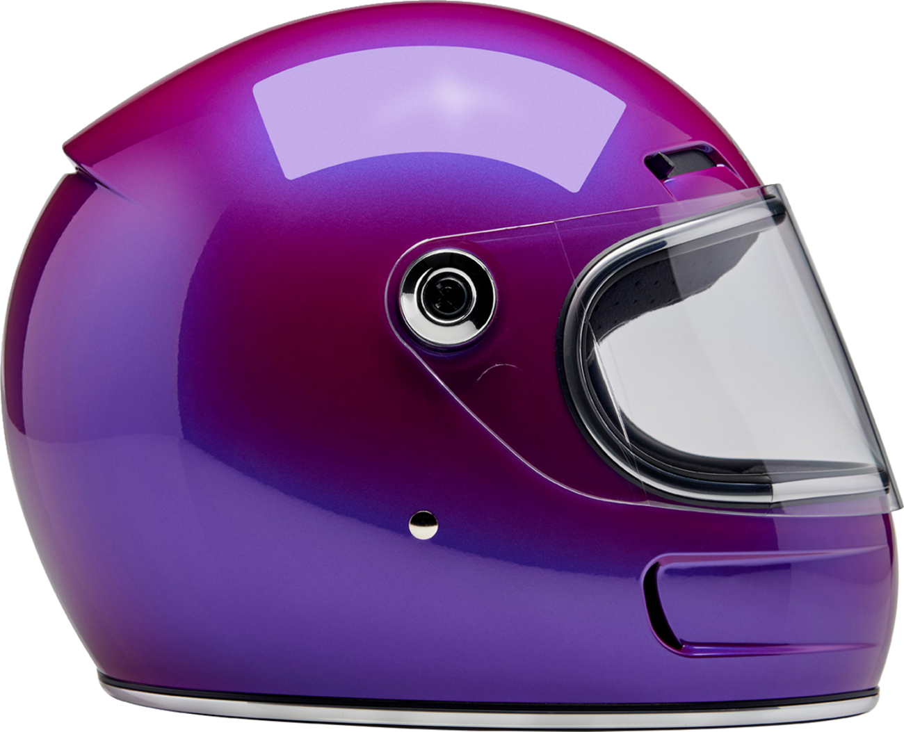 BILTWEll Gringo SV helmet in metallic grape color, 2XL size, with sleek aerodynamic design and ventilation vents.