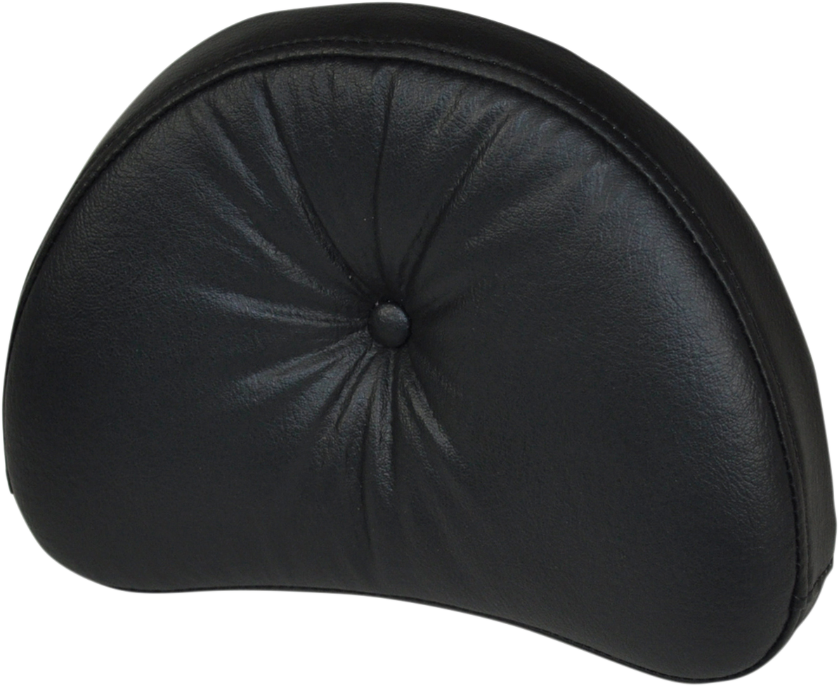 SADDLEMEN Explorer RS Sissy Pad seat for motorcycles, featuring padded comfort and durable upholstery, shown in black.