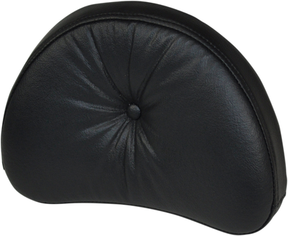 SADDLEMEN Explorer RS Sissy Pad seat for motorcycles, featuring padded comfort and durable upholstery, shown in black.