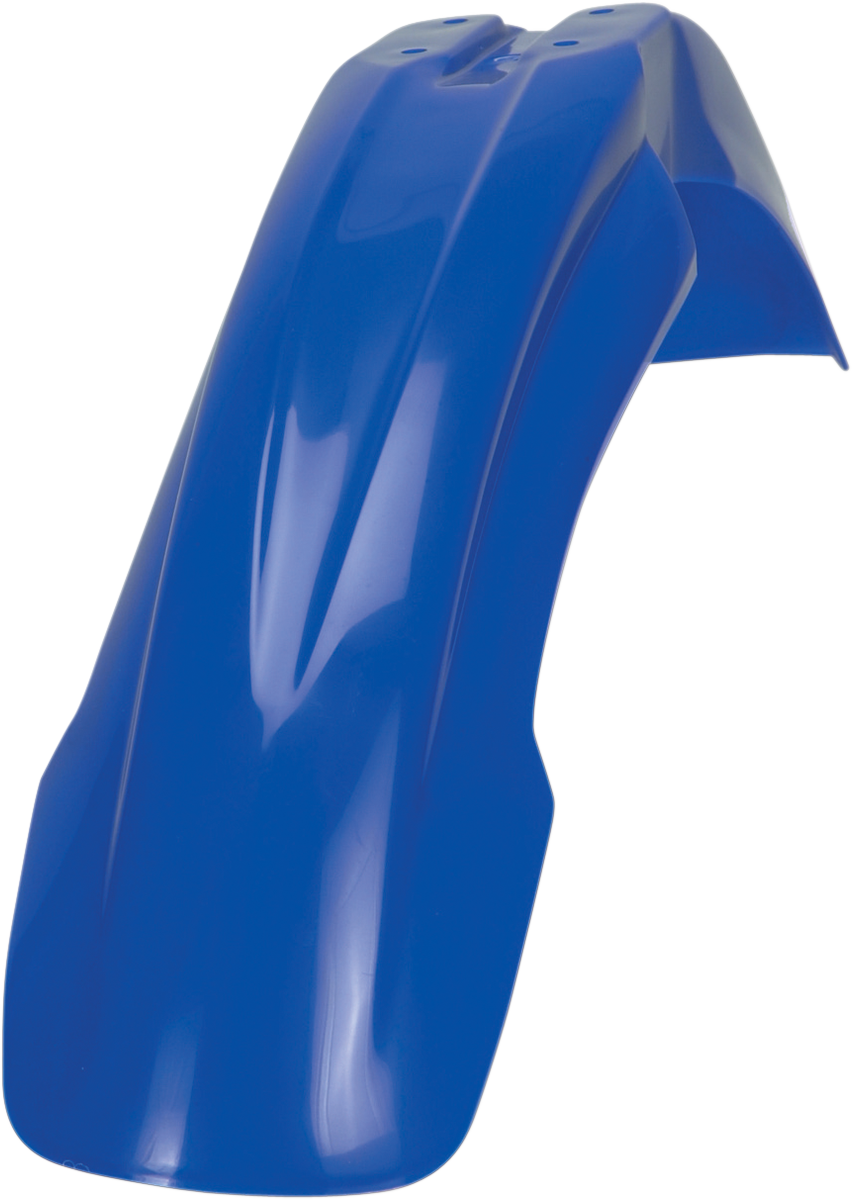 Blue Acerbis front fender for Yamaha YZ125/250 motocross bikes, 2000-2005, compatible with Bill's Exhausts body parts.