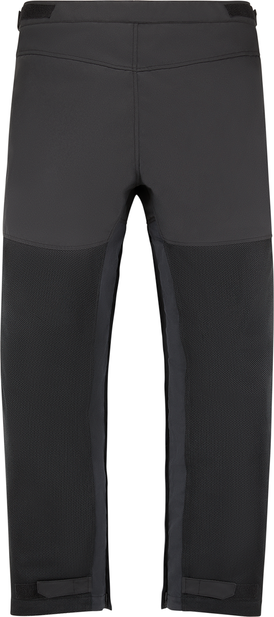 Black ICON Mesh™ AF Overpant by Bill's Exhausts in XL, showing lightweight, breathable motorcycle overpants with mesh design.
