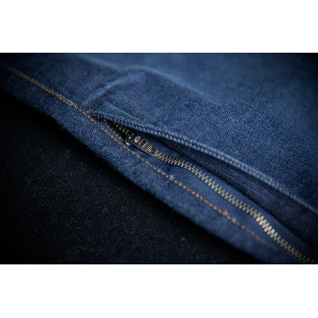 Blue ICON Women's MH1000™ Jean in size 12, showcasing classic denim style with a slim fit and detailed stitching.