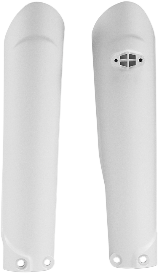 ACERBIS Lower Fork Covers for Inverted Forks - White 2401266811 - Howling Moto