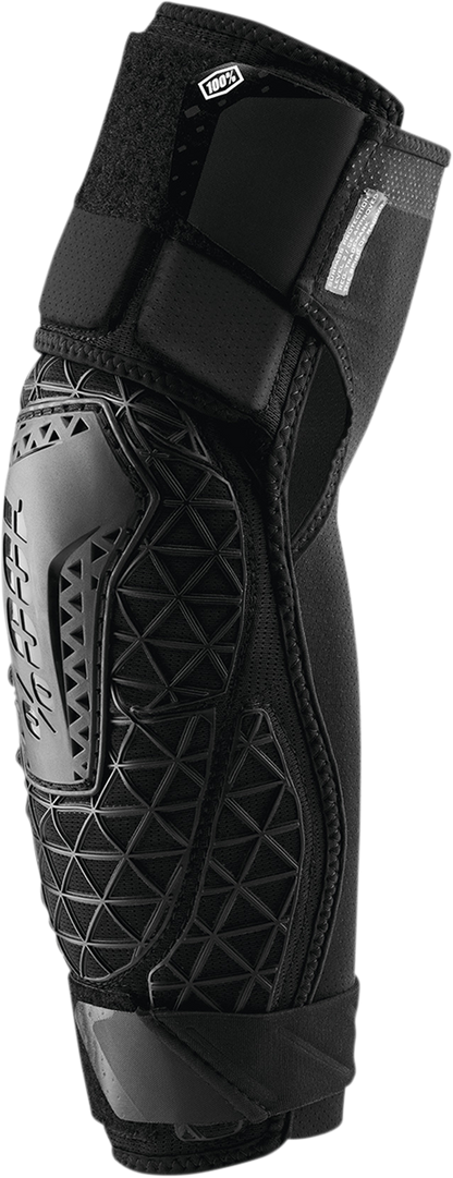 100% Surpass Elbow Guards - Black - Large 70008-00003 - Howling Moto