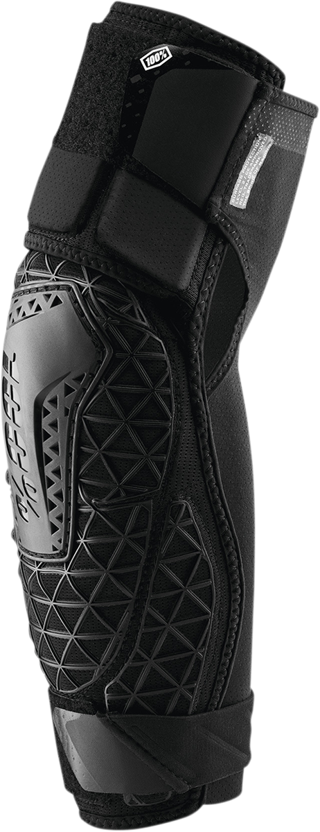 100% Surpass Elbow Guards - Black - Large 70008-00003 - Howling Moto