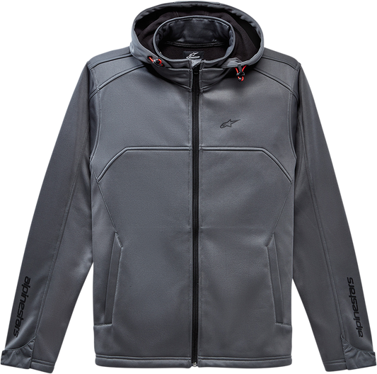 Charcoal Alpinestars Strat Jacket in 2XL with multiple pockets and adjustable features, displayed on a plain background.