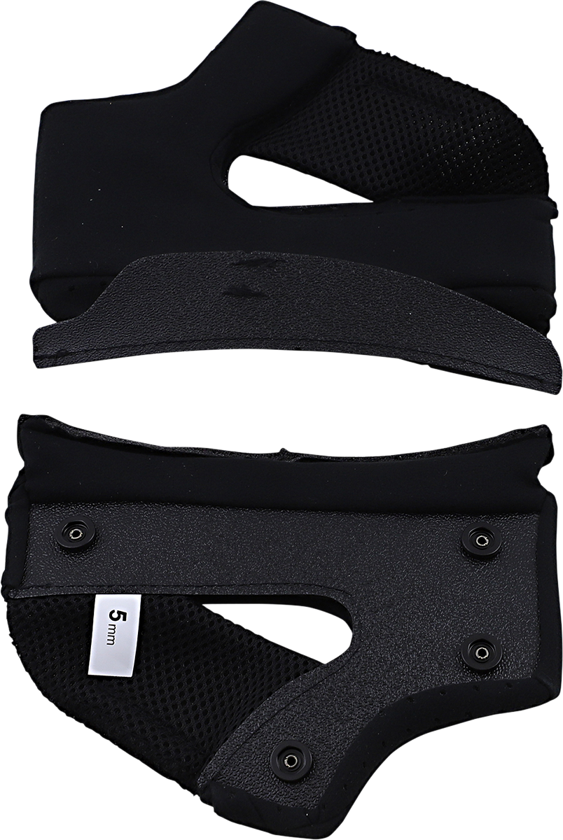 BILTWELL Gringo Cheek Pads for helmets, ECE approved, 5mm thickness, compatible with Gringo and Gringo S motorcycle helmets.