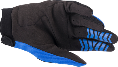 ALPINESTARS Full Bore Gloves - Blue/Black - Medium 3563622-713-M - Howling Moto