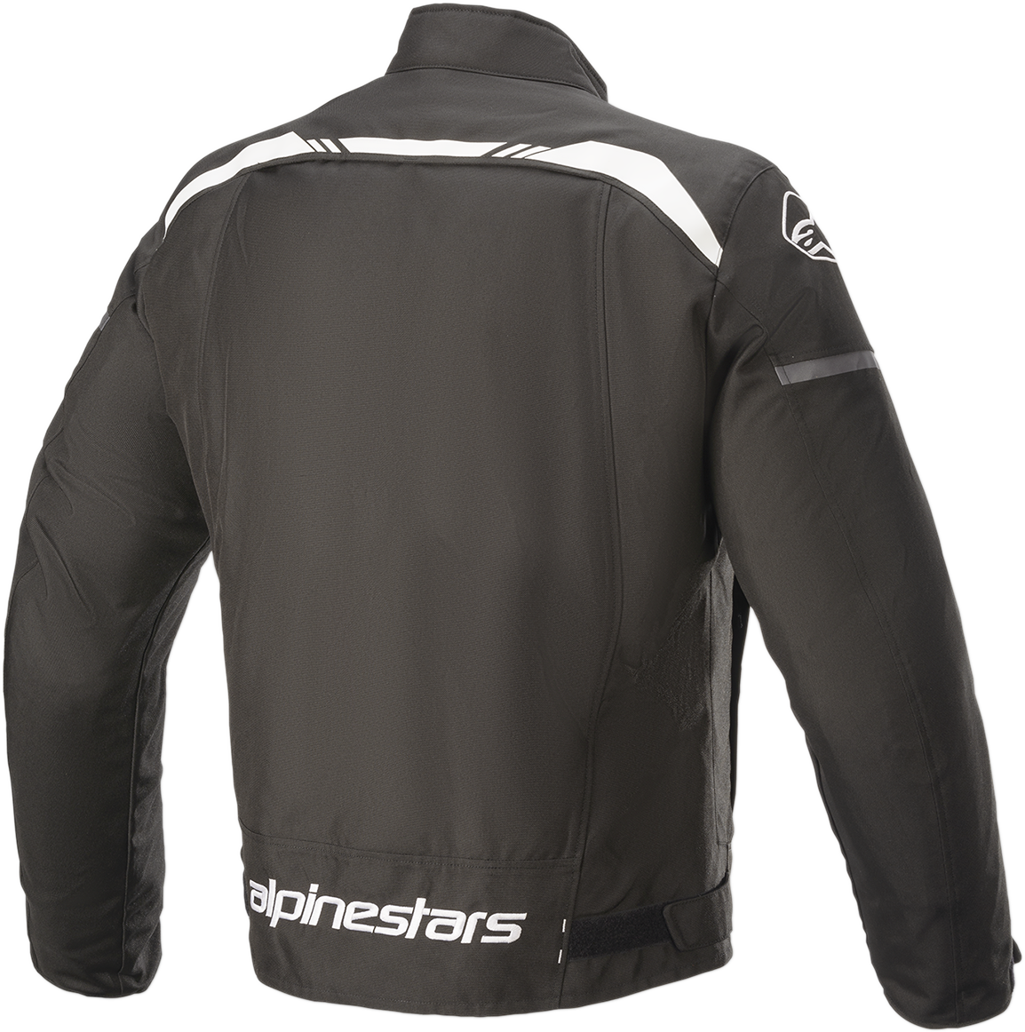 Bill's Exhausts ALPINESTARS T-SP S waterproof motorcycle jacket in black and yellow, size 2XL, with visible waterproof fabric and logo.