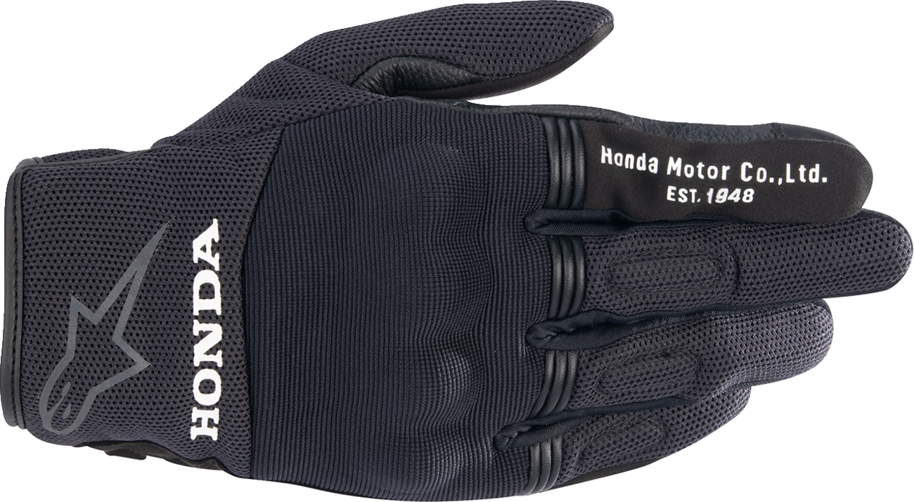 ALPINESTARS Honda Copper Gloves - Black - 3XL 3568321-10-3X - Howling Moto