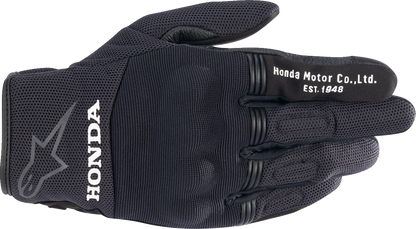 ALPINESTARS Honda Copper Gloves - Black - 3XL 3568321-10-3X - Howling Moto