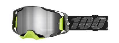 100% Armega Goggles - Antibia - Silver Flash Mirror 50005-00022 - Howling Moto