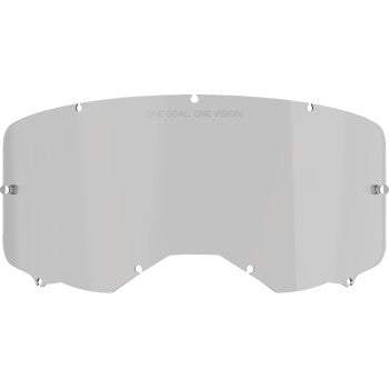 Alpinestars goggles Vision 8, Vision 5, or Vision 3 lens in smoke tint, featuring a sleek black frame and adjustable strap.