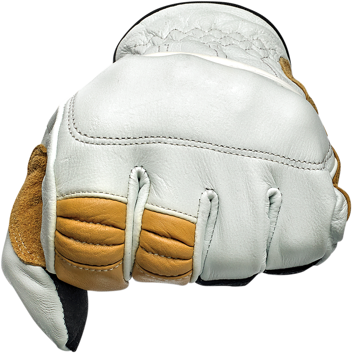 Bill's Exhausts BILTWELL Belden Gloves in cement color, XS size, showing durable gloves with textured grip and adjustable wrist strap.