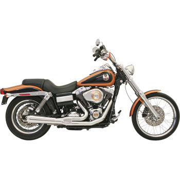 Bassani Xhaust Road Rage Short Exhaust – '06–'17 Harley FXD | Black & Chrome