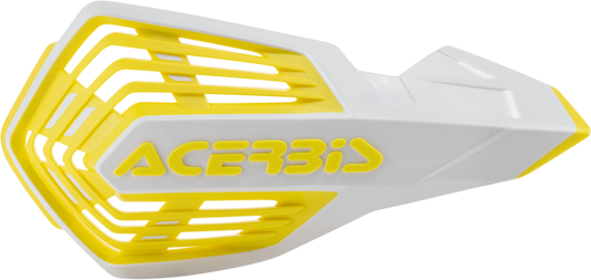 ACERBIS Handguards - X-Future - White/Yellow 2801961070 - Howling Moto