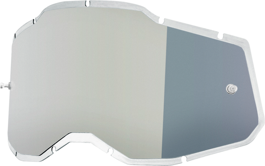 100% Accuri 2/Racecraft 2/Strata 2 Lens - Injected Silver 59091-00001 - Howling Moto