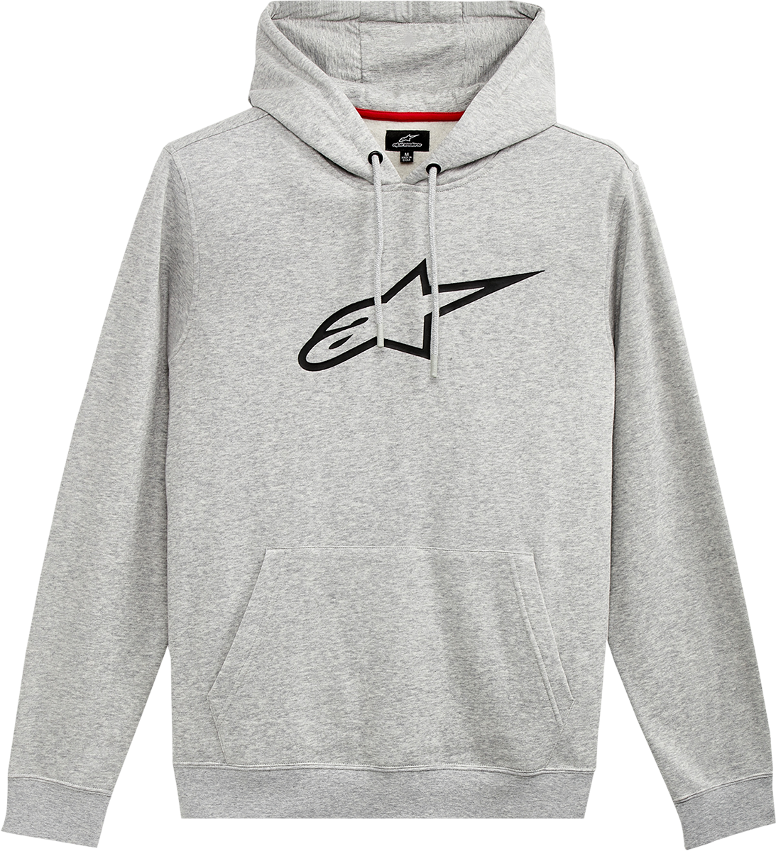 Heather gray and black Alpinstars Ageless pullover hoodie in 2XL, featuring a soft fabric and casual fit.