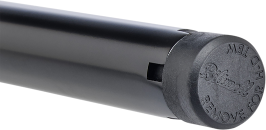 Black BILT WELL Zero handlebar for motorcycles, featuring a sleek design, by Bill's Exhausts.