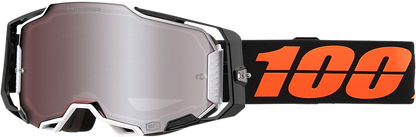 100% Armega Goggles - Blacktail - HiPER Silver Mirror 50003-00002 - Howling Moto