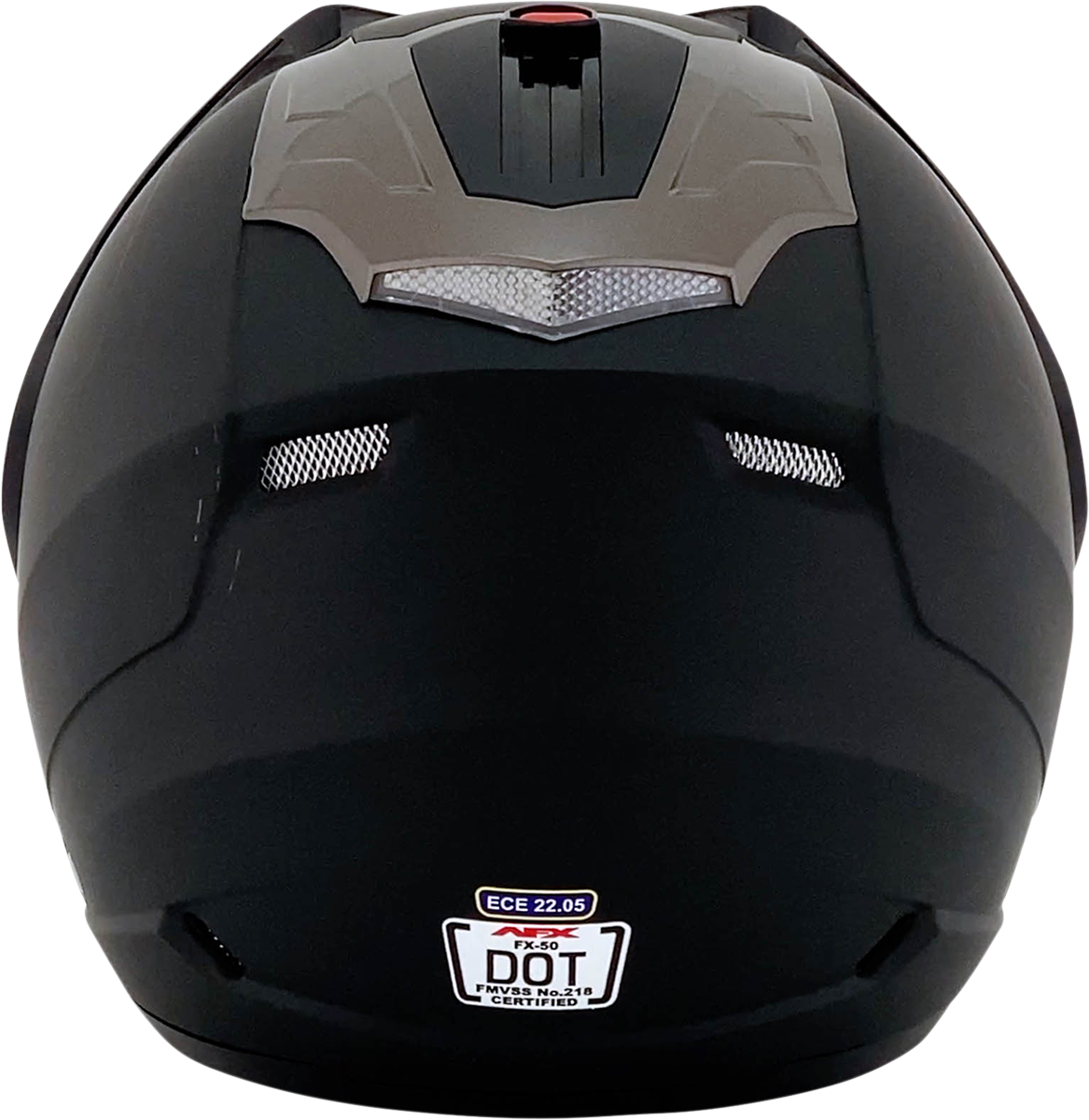 Bill's Exhausts AFX FX-50 helmet in matte black, 2XL size, with a sleek, smooth finish and aerodynamic design.