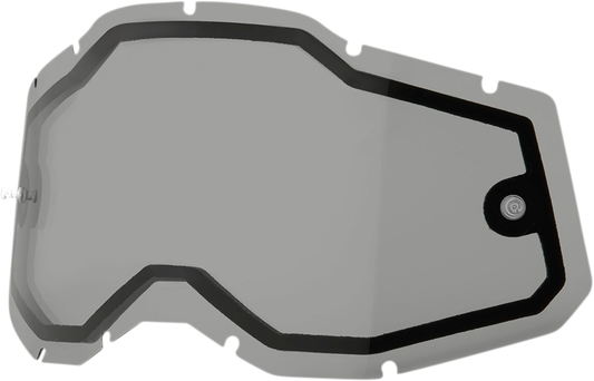 100% Accuri 2/Racecraft 2/Strata 2 Dual Lens - Smoke 59080-00002 - Howling Moto