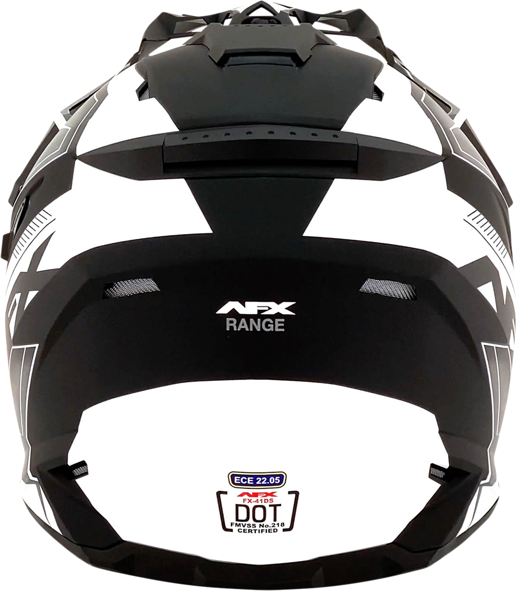 Matte black AFX FX-41 motorcycle helmet in XL size, featuring a sleek design and full face coverage.