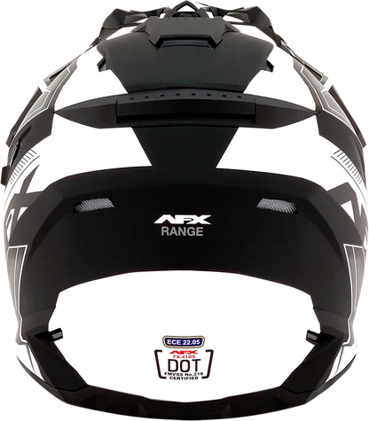 Matte black AFX FX-41 motorcycle helmet in XL size, featuring a sleek design and full face coverage.