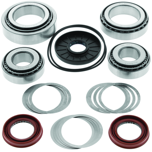 QuadBoss rear differential bearing and seal kit for Polaris RZR 800 and RZR S 800 models (2012-2014) displayed in the image.