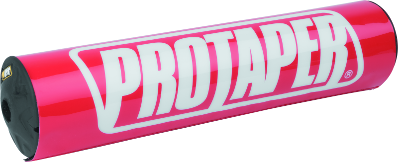 ProTaper 8-inch round bar pad in race red for powersports handlebars, designed for protection and style during riding.