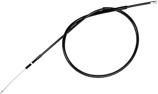 Black vinyl clutch cable by MOTION PRO, part number 02-0524, with coiled cable and metal fittings for motorcycle clutch system.