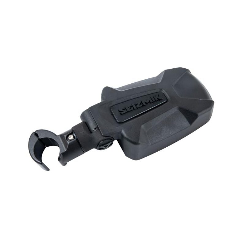 Seizmik Pursuit side view mirror with adjustable ROP clamp for Polaris, Can-Am, Honda, Kawasaki UTVs, pair of mirrors.