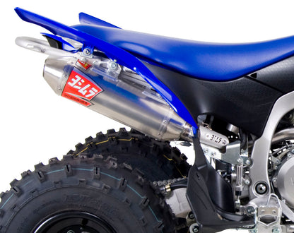 YOSHIMURA Signature RS 2 full system exhaust for UTVs, stainless steel with polished finish and branded Yoshimura logo visible.