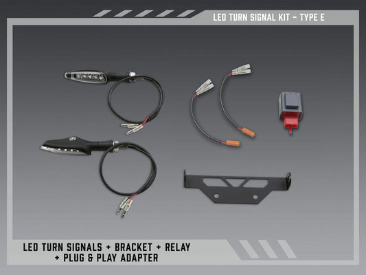 YOSHIMURA V2 Fender Eliminator Kit for Yamaha motorcycle with standard LED turn signals, part number 075BG-STD-E-K.